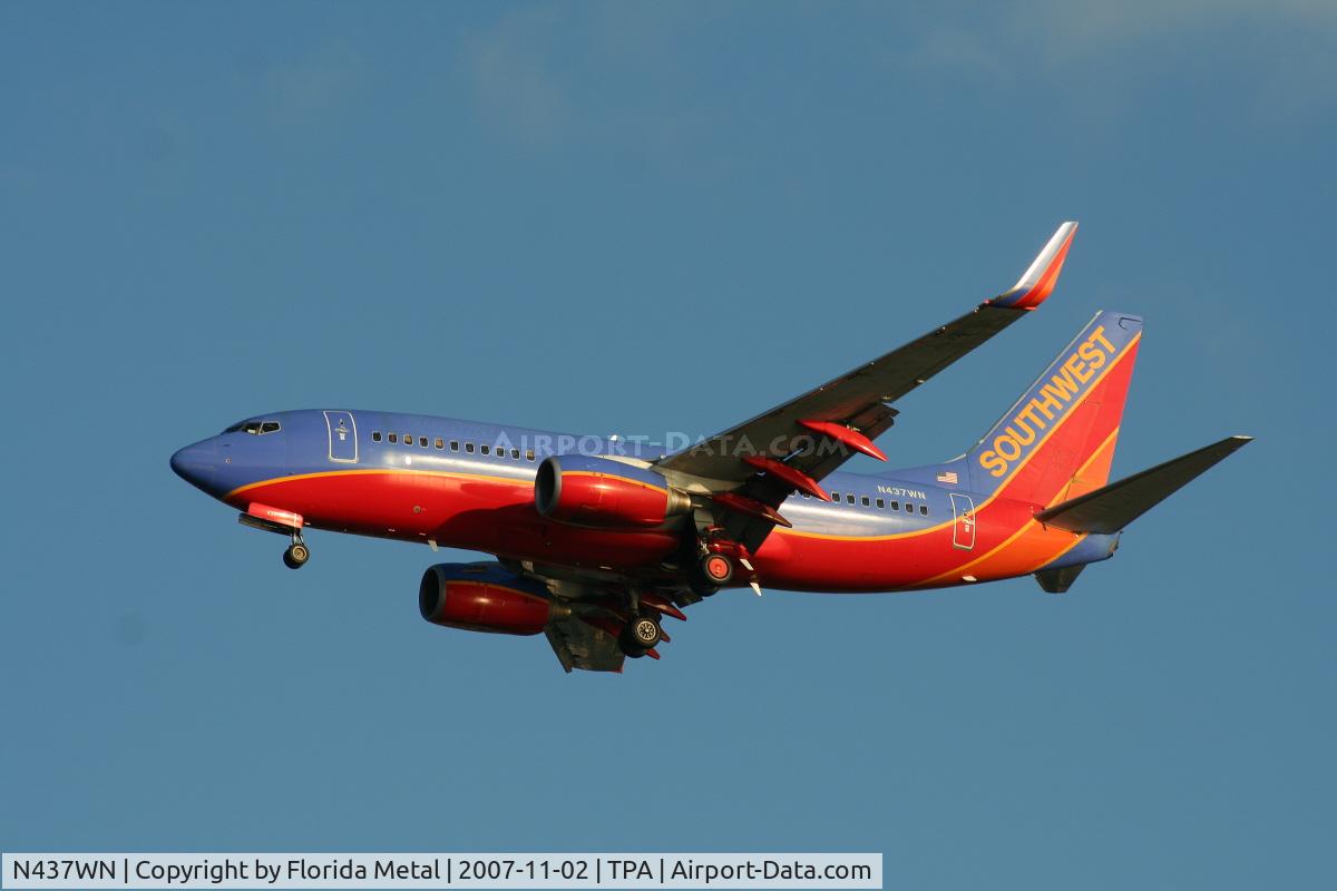 N437WN, 2003 Boeing 737-7H4 C/N 29832, Southwest