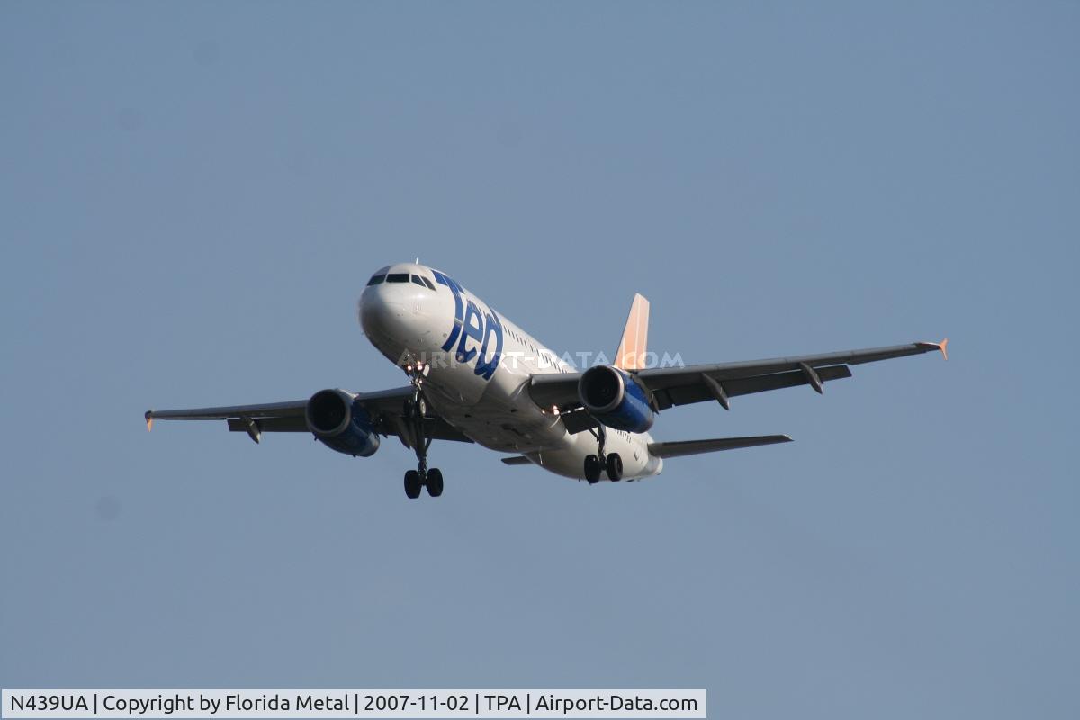 N439UA, 1997 Airbus A320-232 C/N 683, Ted