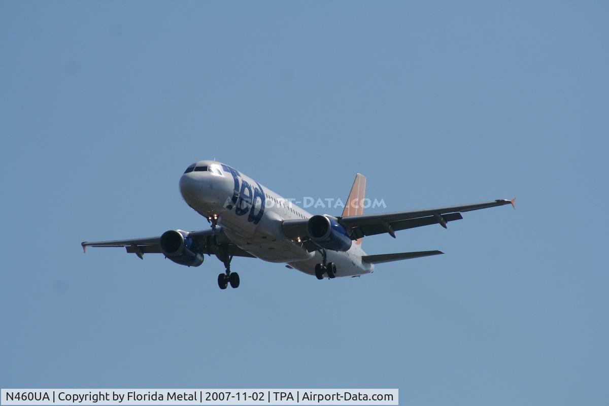 N460UA, 2000 Airbus A320-232 C/N 1248, Ted