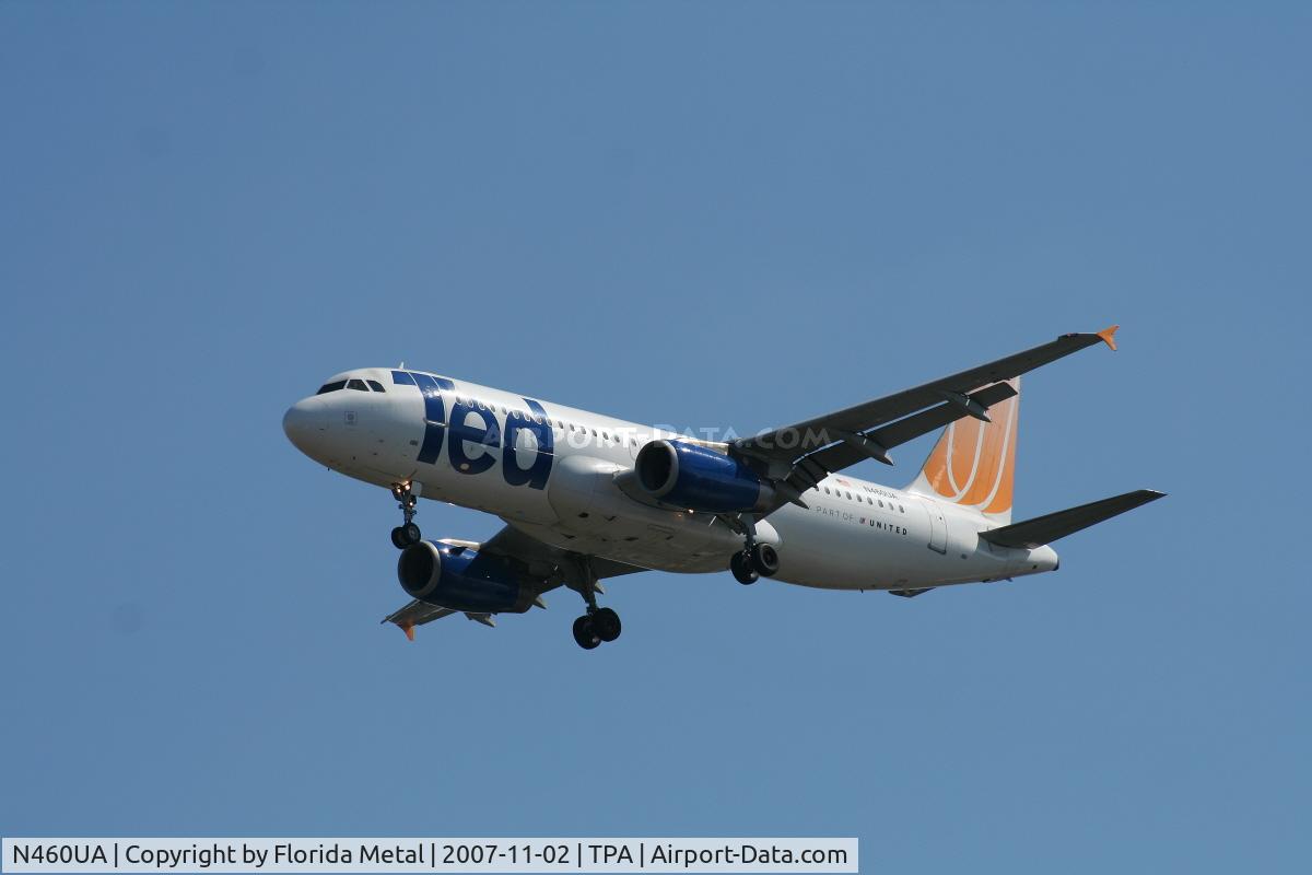 N460UA, 2000 Airbus A320-232 C/N 1248, Ted