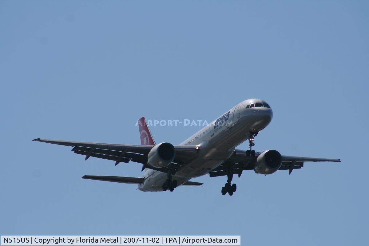 N515US, 1986 Boeing 757-251 C/N 23203, Northwest