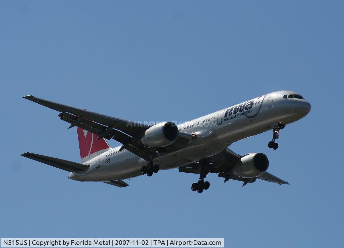 N515US, 1986 Boeing 757-251 C/N 23203, Northwest