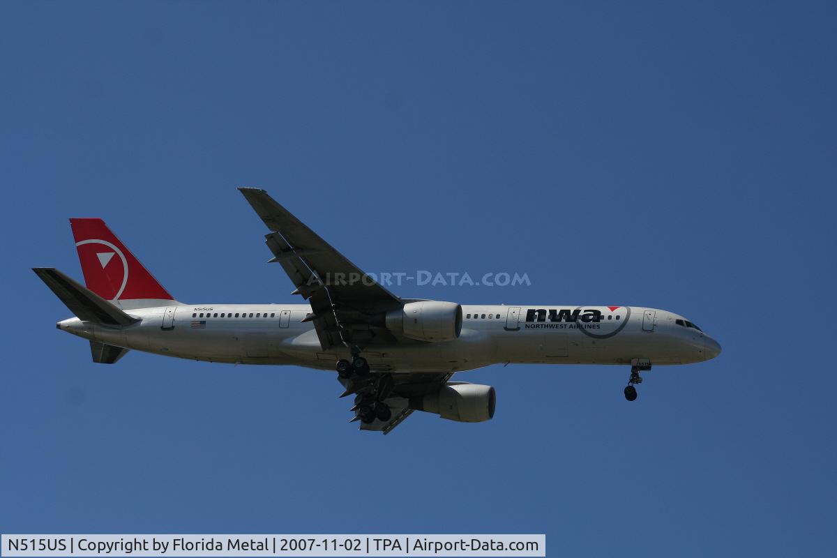 N515US, 1986 Boeing 757-251 C/N 23203, Northwest