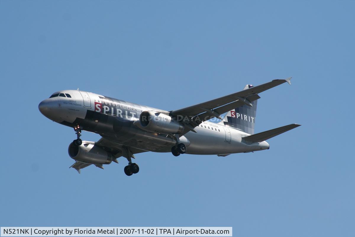 N521NK, 2006 Airbus A319-132 C/N 2797, spirit