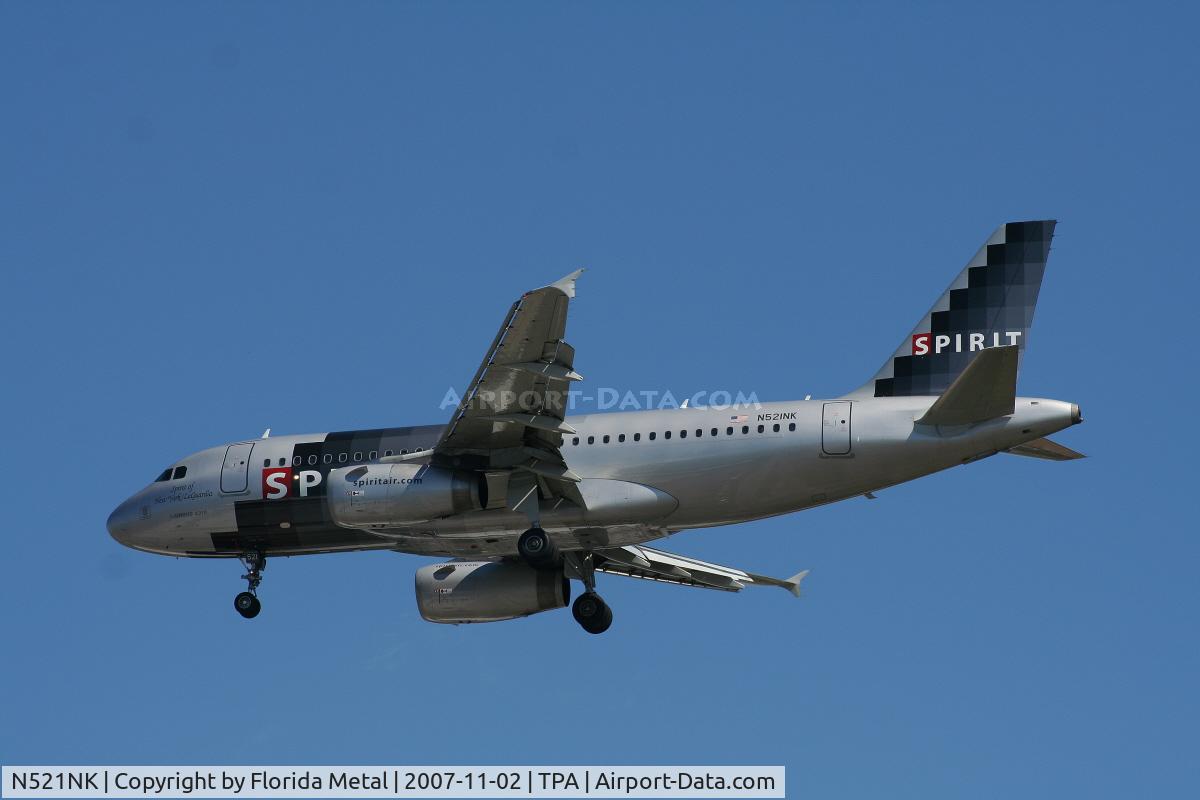 N521NK, 2006 Airbus A319-132 C/N 2797, Spirit