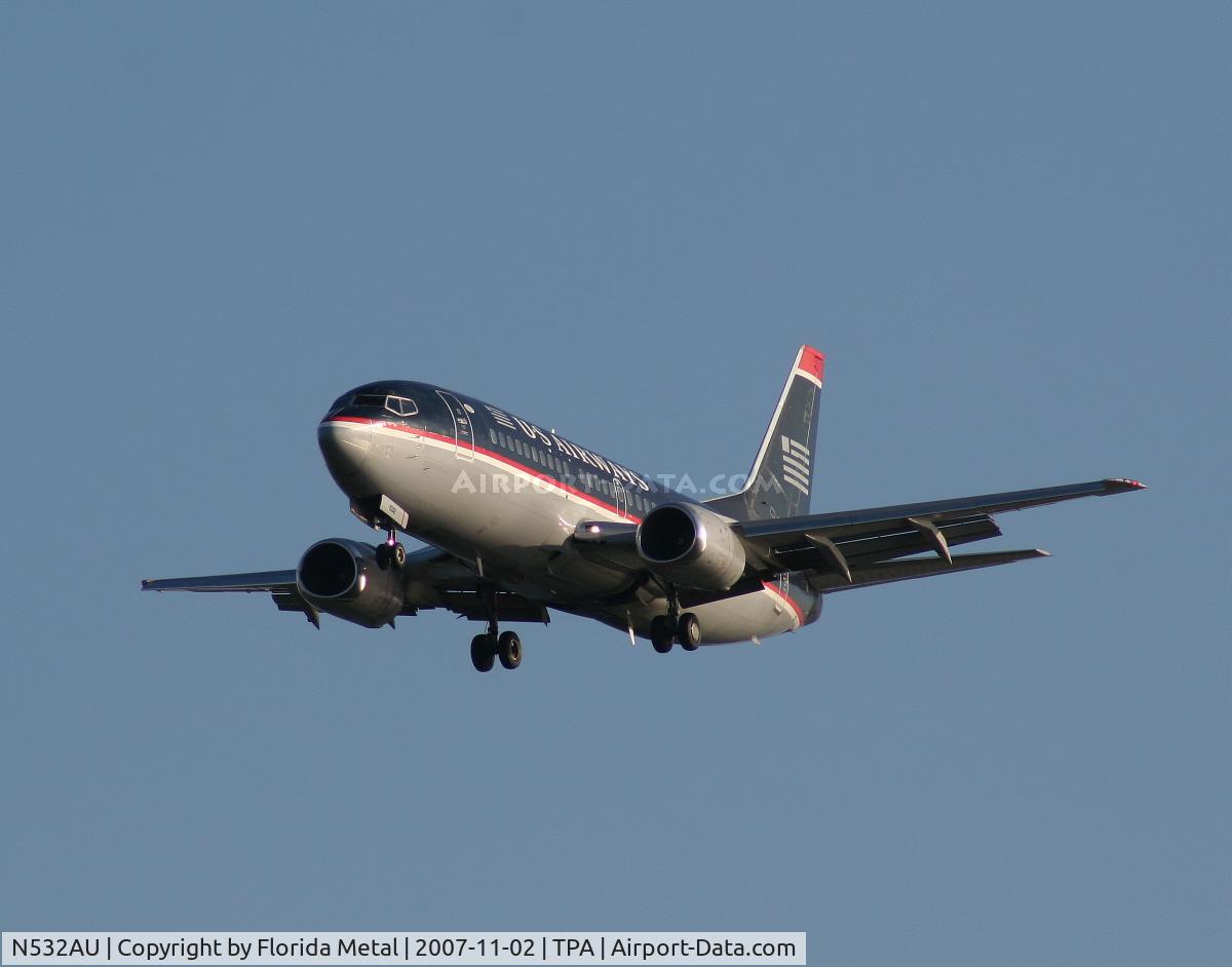N532AU, 1989 Boeing 737-3B7 C/N 24479, US Airways