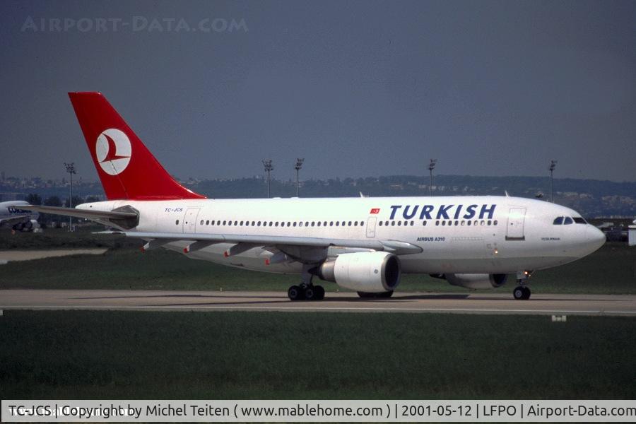 TC-JCS, 1986 Airbus A310-203 C/N 389, Turkish Airlines at Orly-Sud