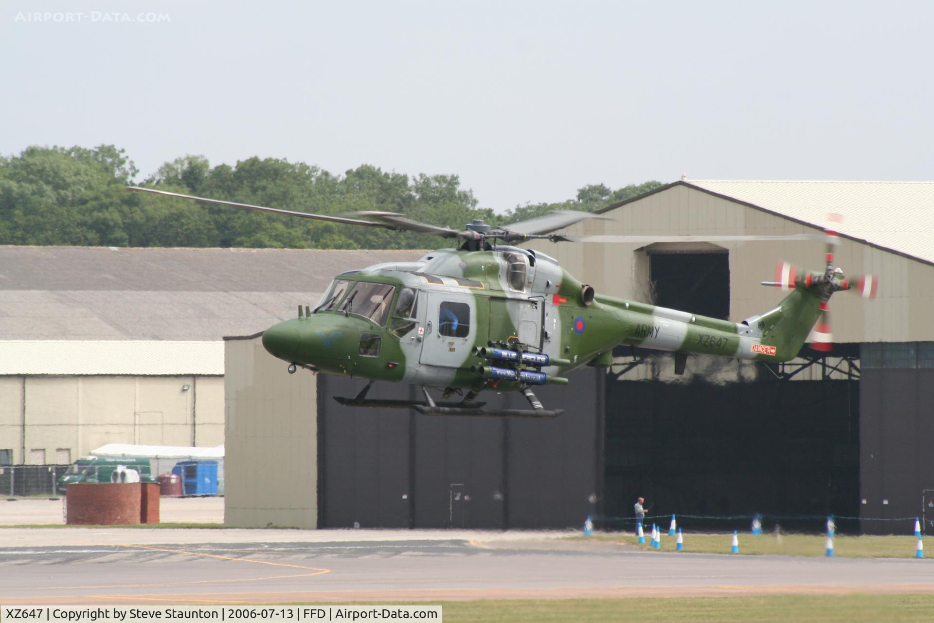 XZ647, 1980 Westland Lynx AH.7 C/N 183, Royal International Air Tattoo 2006