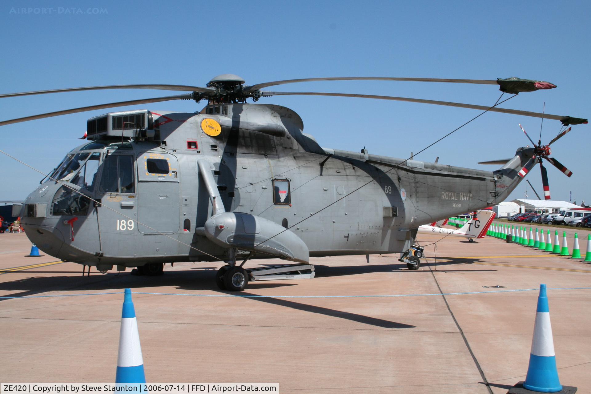 ZE420, 1986 Westland Sea King ASaC.7 C/N WA958, Royal International Air Tattoo 2006