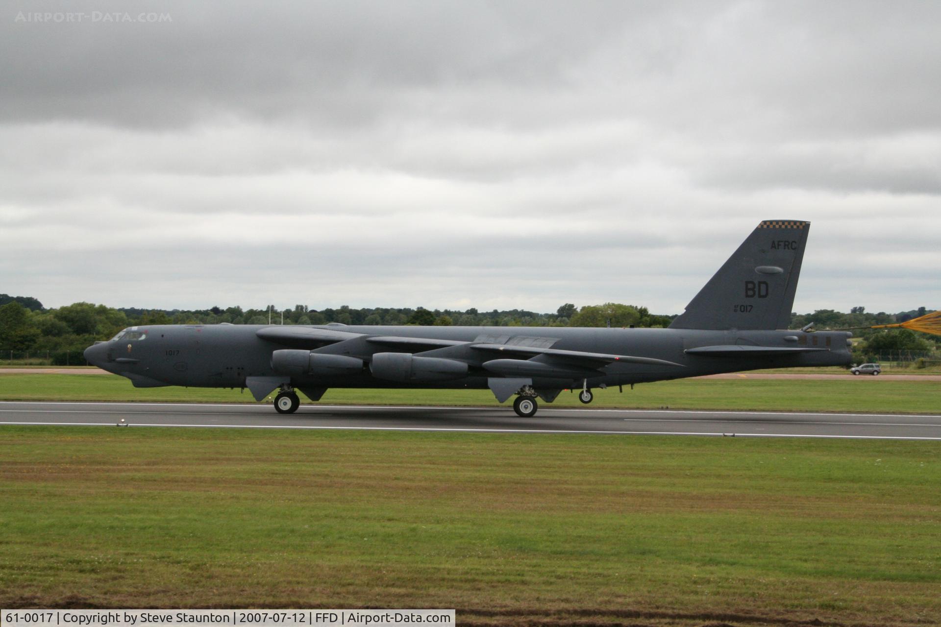 61-0017, 1961 Boeing B-52H Stratofortress C/N 464444, Royal International Air Tattoo 2007