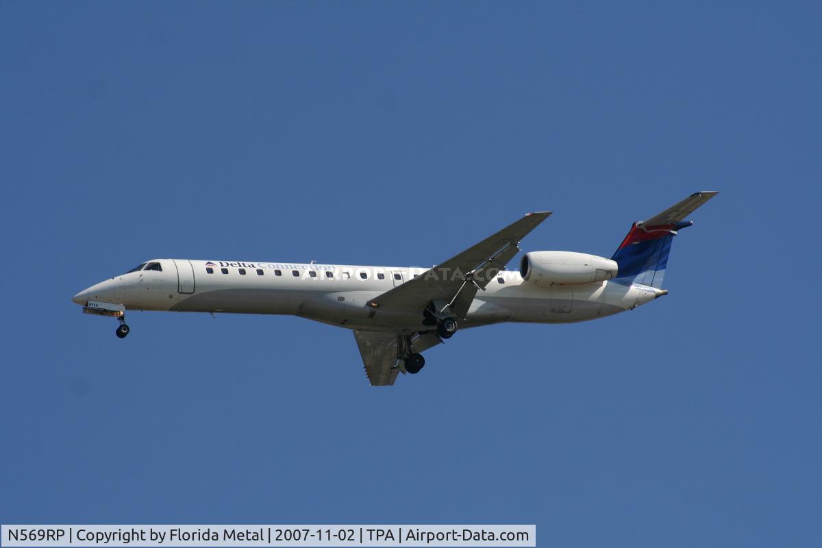 N569RP, 2004 Embraer ERJ-145LR (EMB-145LR) C/N 14500816, Delta Connection
