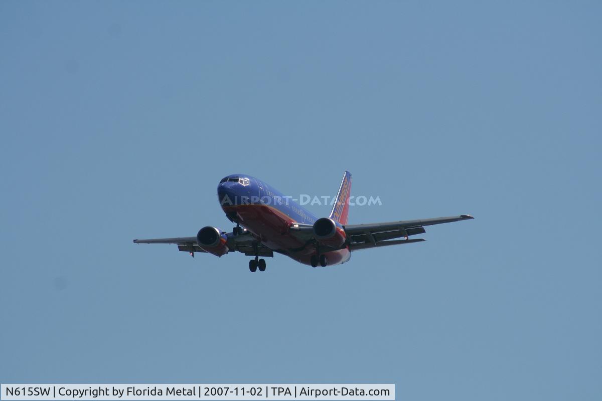 N615SW, 1995 Boeing 737-3H4 C/N 27698, Southwest