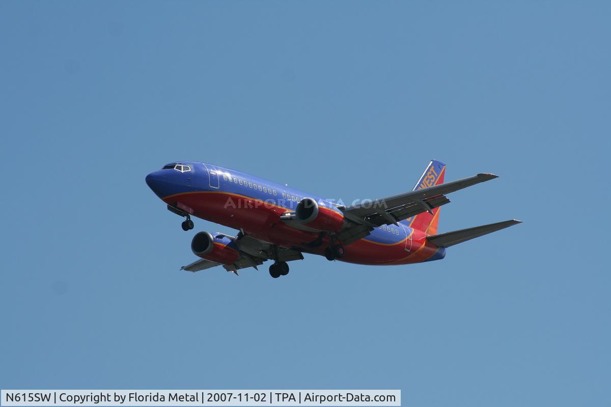 N615SW, 1995 Boeing 737-3H4 C/N 27698, Southwest