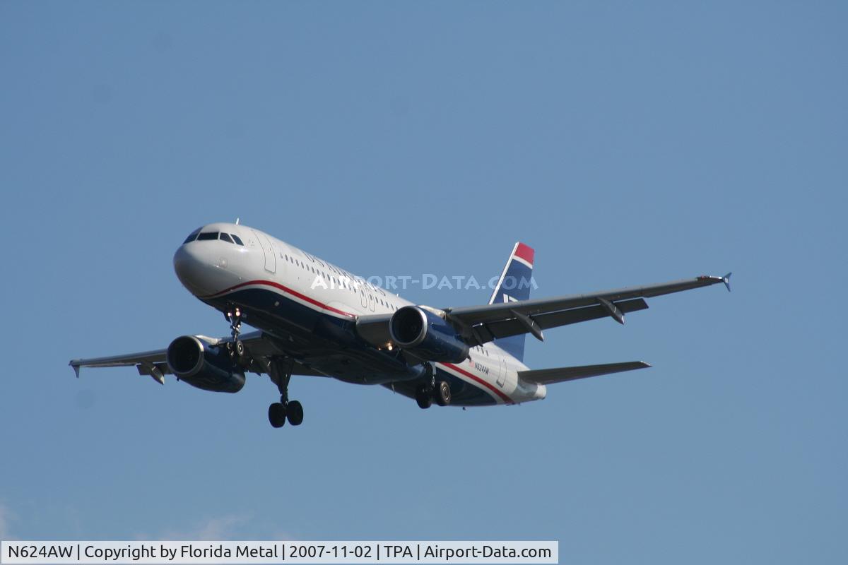 N624AW, 1989 Airbus A320-231 C/N 55, US Airways