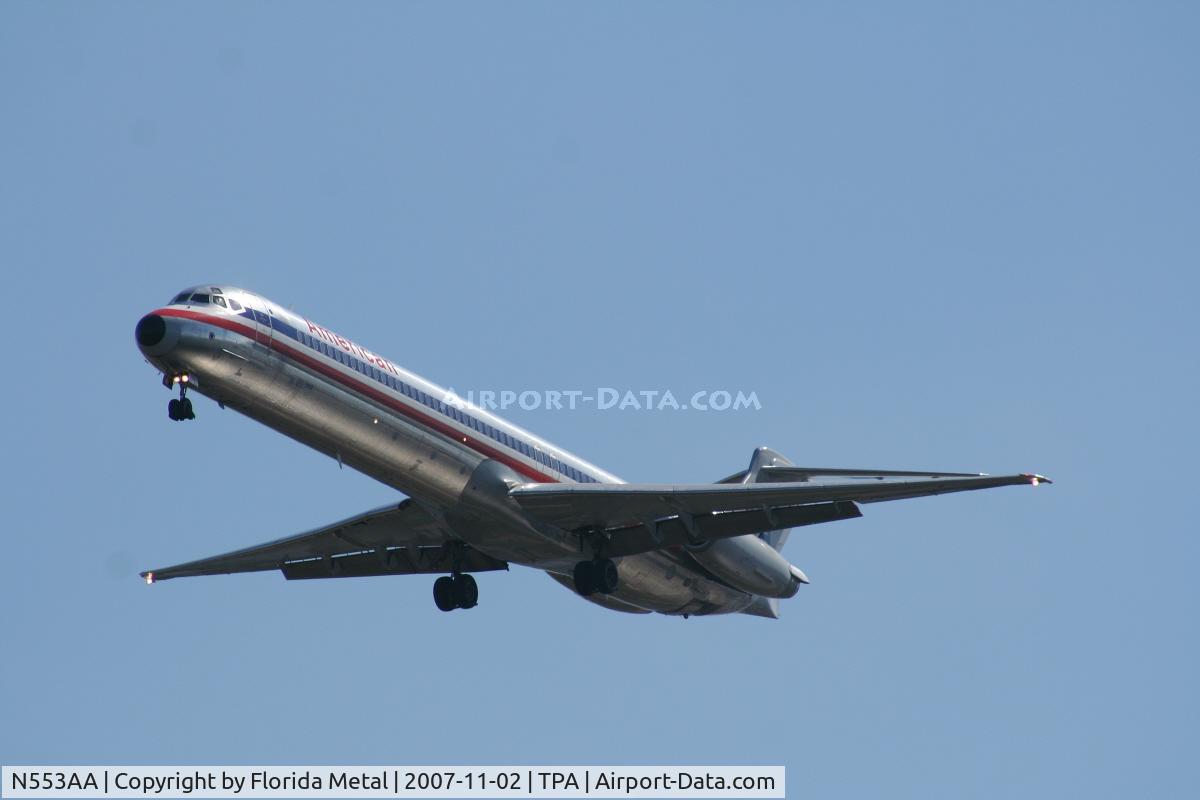 N553AA, 1991 McDonnell Douglas MD-82 (DC-9-82) C/N 53083, American
