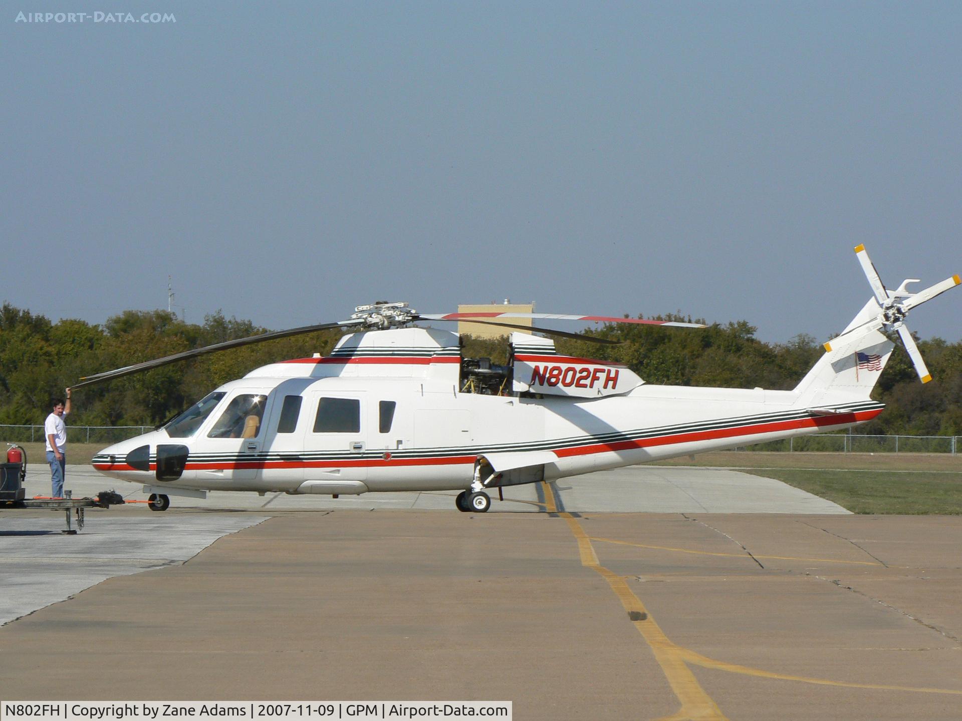 N802FH, 1978 Sikorsky S-76A C/N 76006, At Grand Prairie Municipal