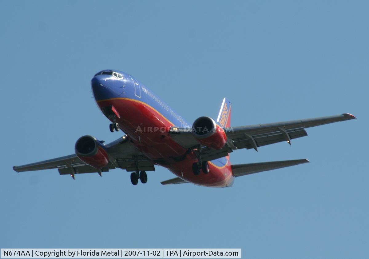 N674AA, 1985 Boeing 737-3A4 C/N 23252, Southwest