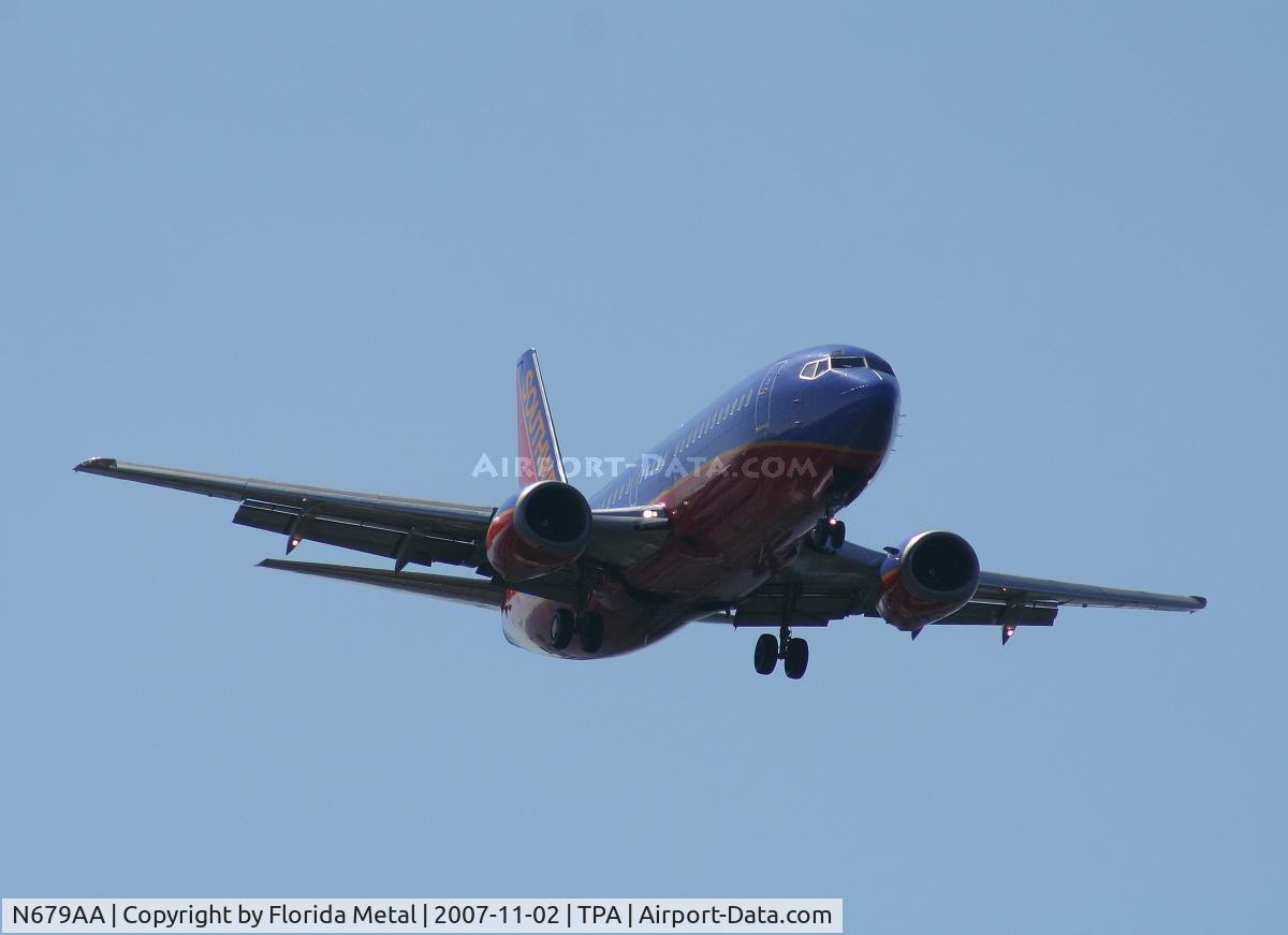 N679AA, 1986 Boeing 737-3A4 C/N 23291, Southwest