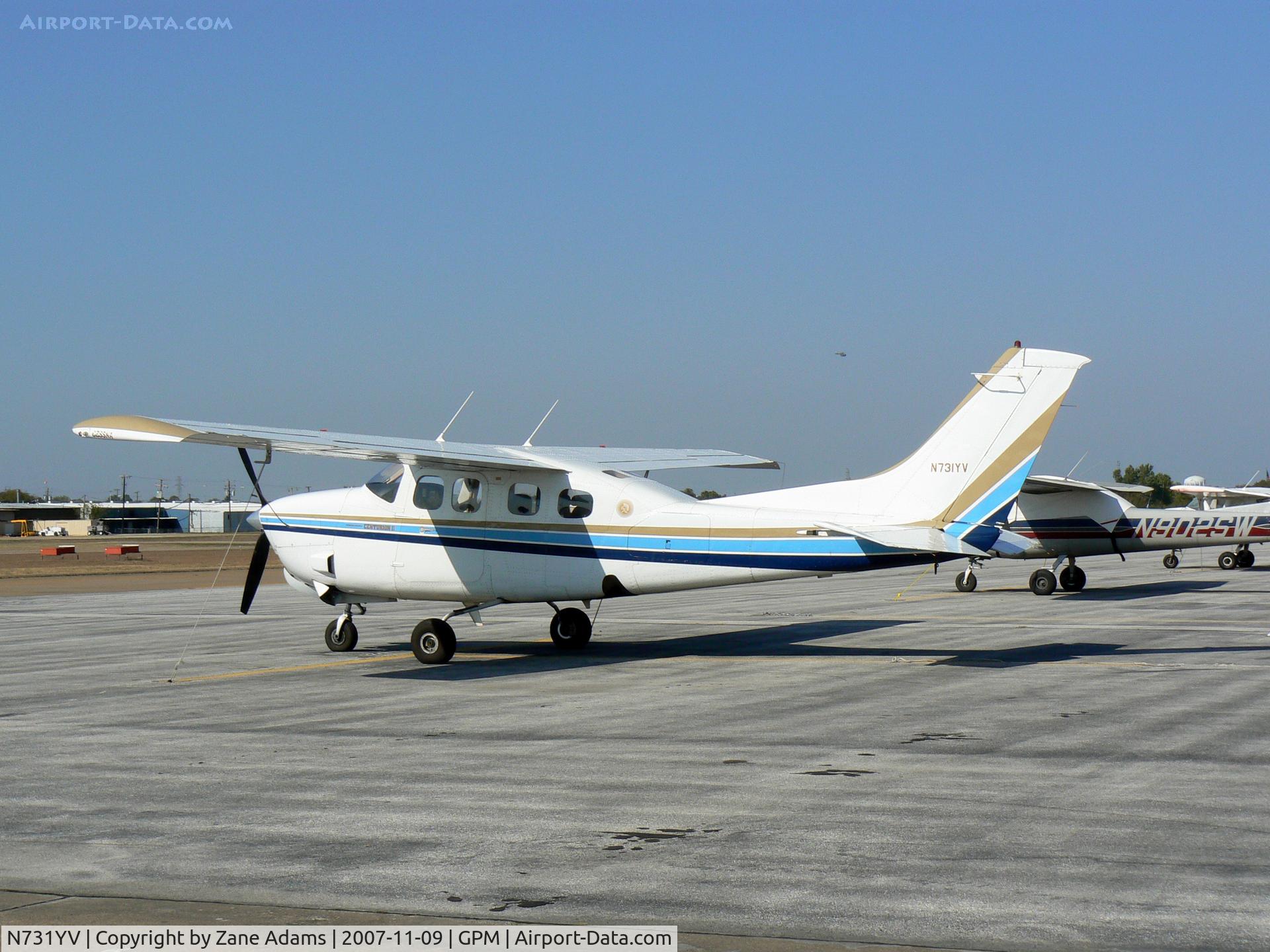 N731YV, 1980 Cessna P210N Pressurised Centurion C/N P21000562, At Grand Prairie Municipal