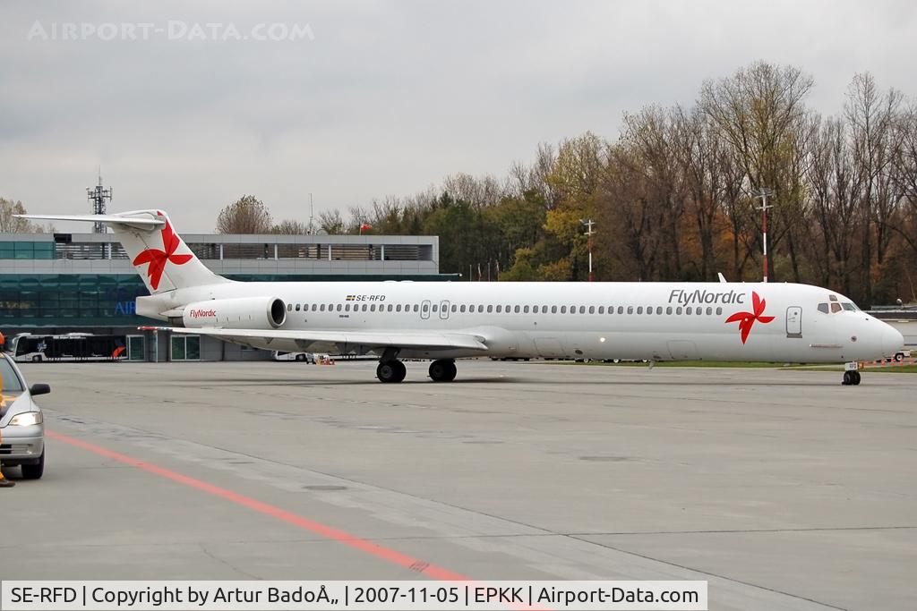 SE-RFD, 1991 McDonnell Douglas MD-82 (DC-9-82) C/N 53244, FlyNordic