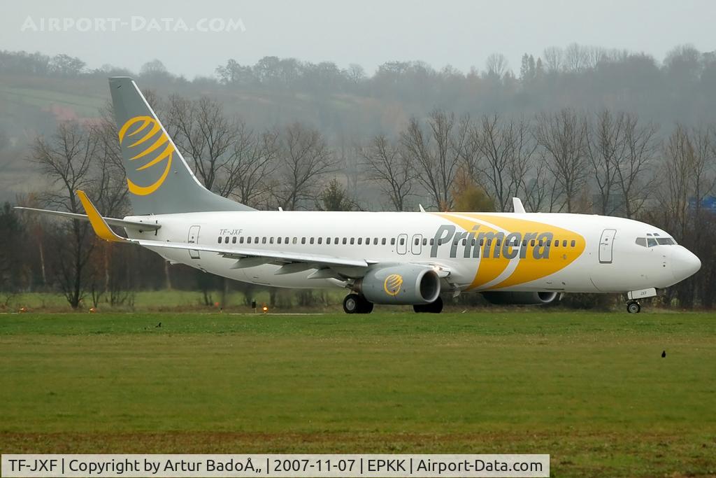 TF-JXF, 2002 Boeing 737-86N C/N 33419, JetX (Primera)