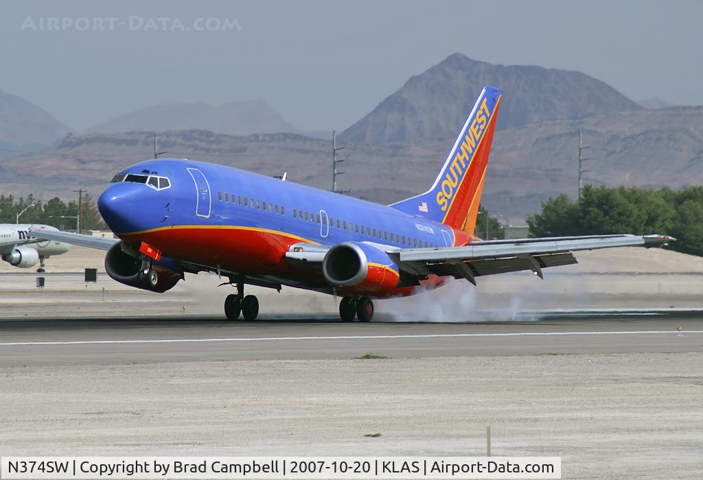 N374SW, 1993 Boeing 737-3H4 C/N 26582, Southwest Airlines / 1993 Boeing 737-3H4