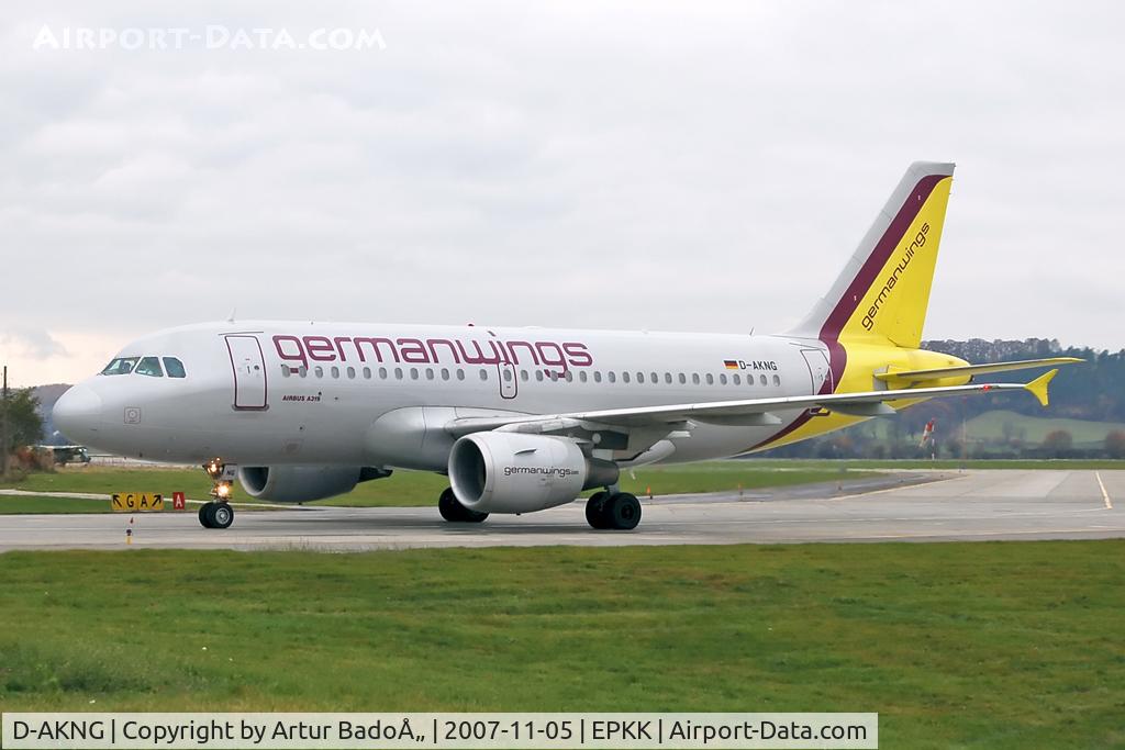 D-AKNG, 1997 Airbus A319-112 C/N 654, Germanwings