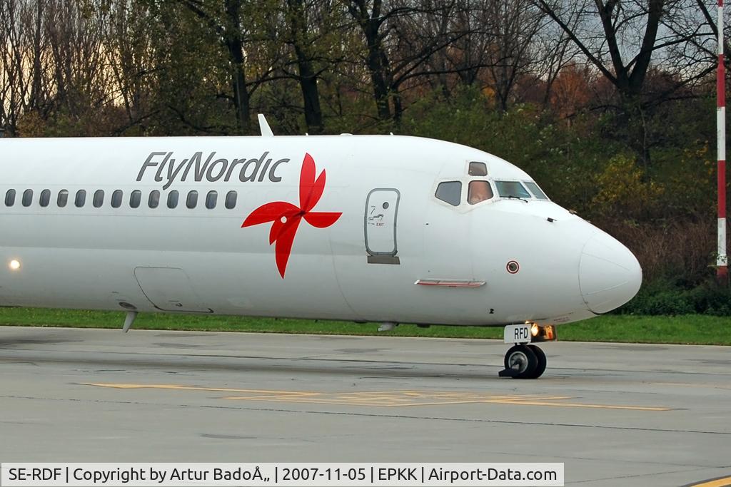 SE-RDF, 1988 McDonnell Douglas MD-83 (DC-9-83) C/N 49769, Fly Nordic
