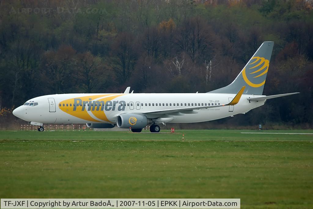 TF-JXF, 2002 Boeing 737-86N C/N 33419, JetX (Primera)