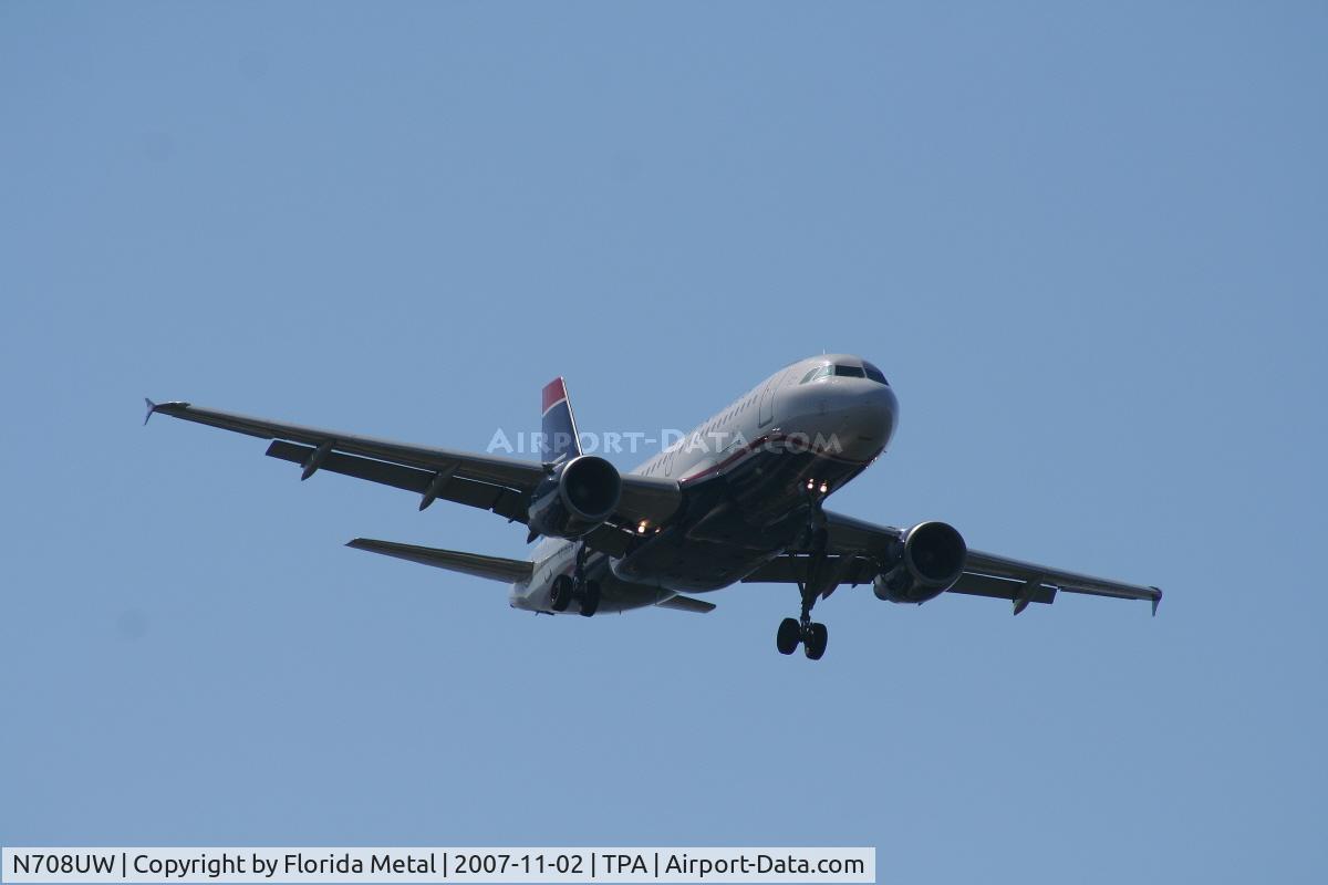 N708UW, 1999 Airbus A319-112 C/N 0972, US Airways