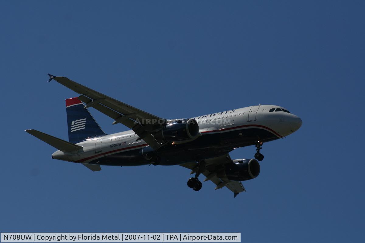 N708UW, 1999 Airbus A319-112 C/N 0972, US Airways