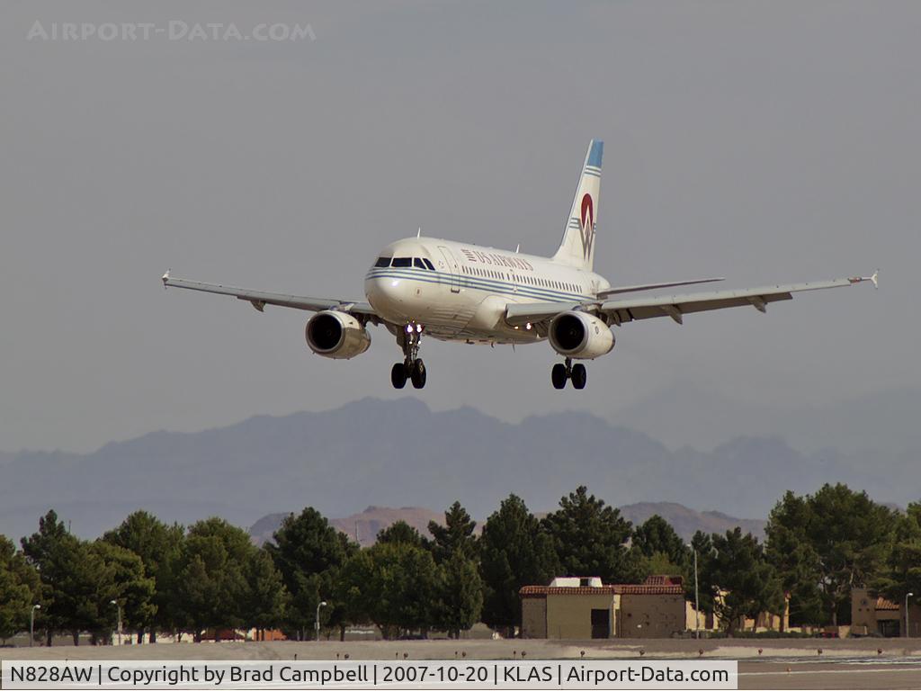 N828AW, 2001 Airbus A319-132 C/N 1552, US Airways - 'Retro' / Airbus Industrie A319-132