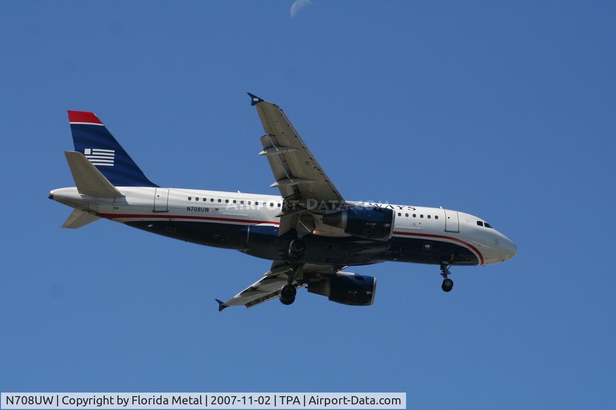 N708UW, 1999 Airbus A319-112 C/N 0972, US Airways