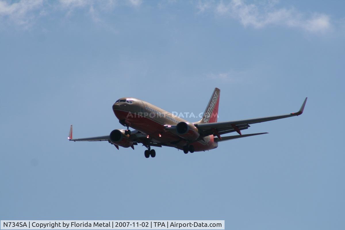 N734SA, 1999 Boeing 737-7H4 C/N 27866, Southwest