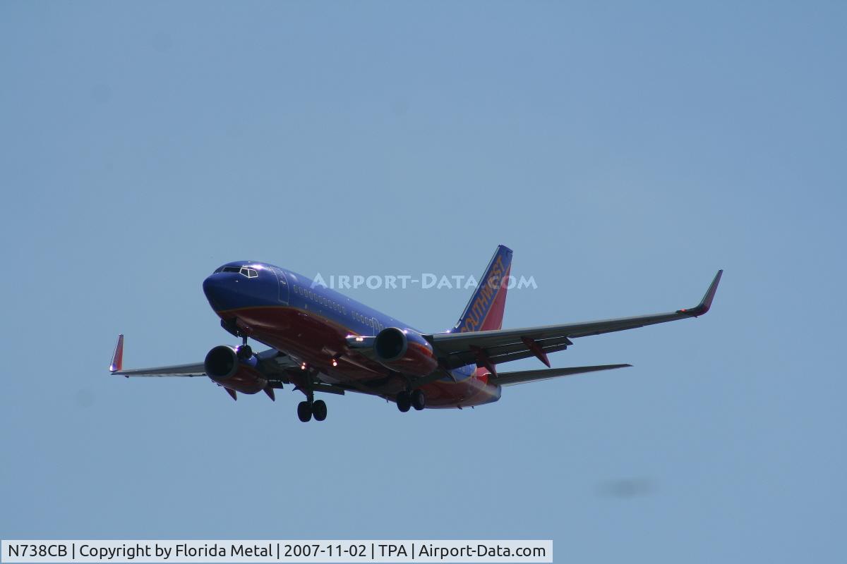N738CB, 1999 Boeing 737-7H4 C/N 27870, Southwest