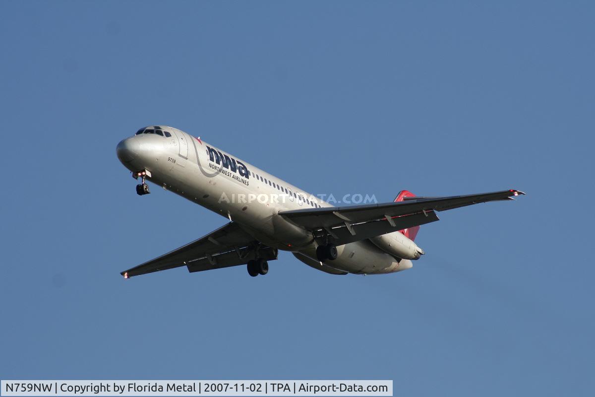 N759NW, 1968 Douglas DC-9-41 C/N 47287, Northwest