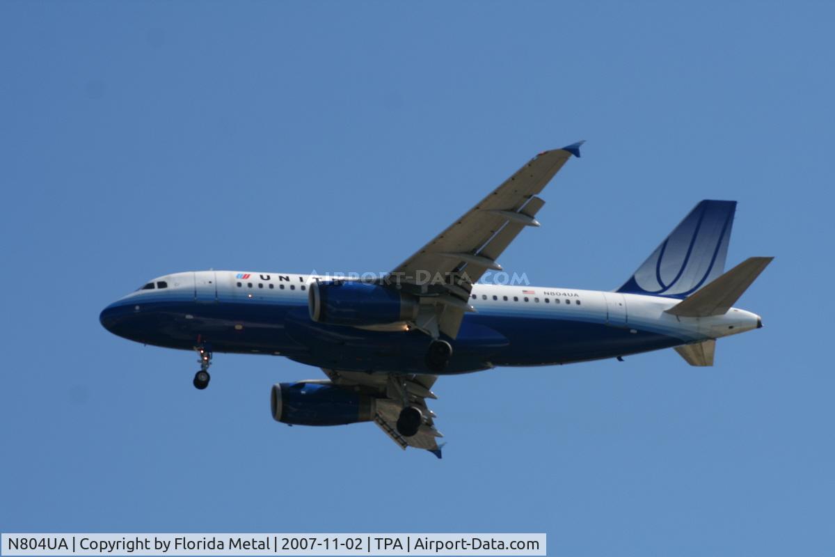 N804UA, 1997 Airbus A319-131 C/N 759, United