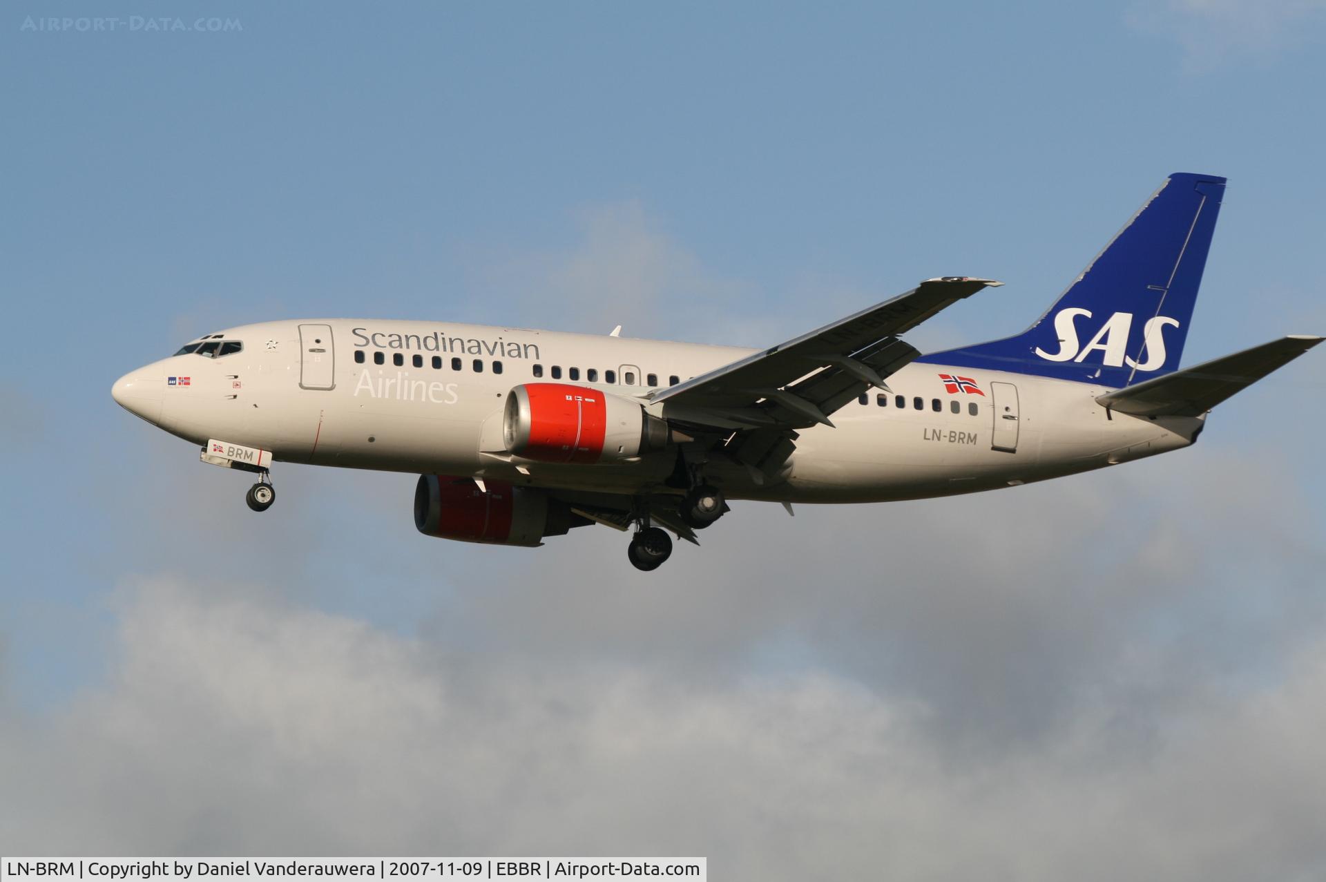LN-BRM, 1991 Boeing 737-505 C/N 24645, new livery - ex BRAATHENS