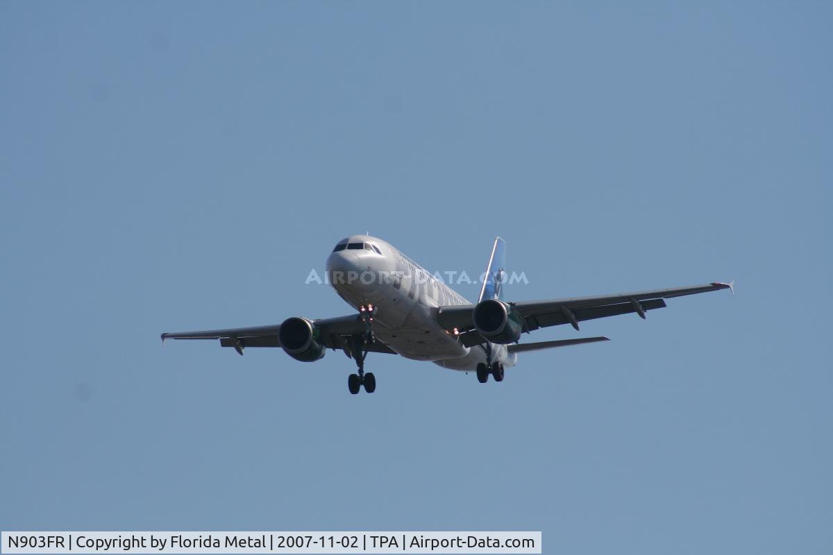 N903FR, 2001 Airbus A319-111 C/N 1560, Ozzy Orca Whale