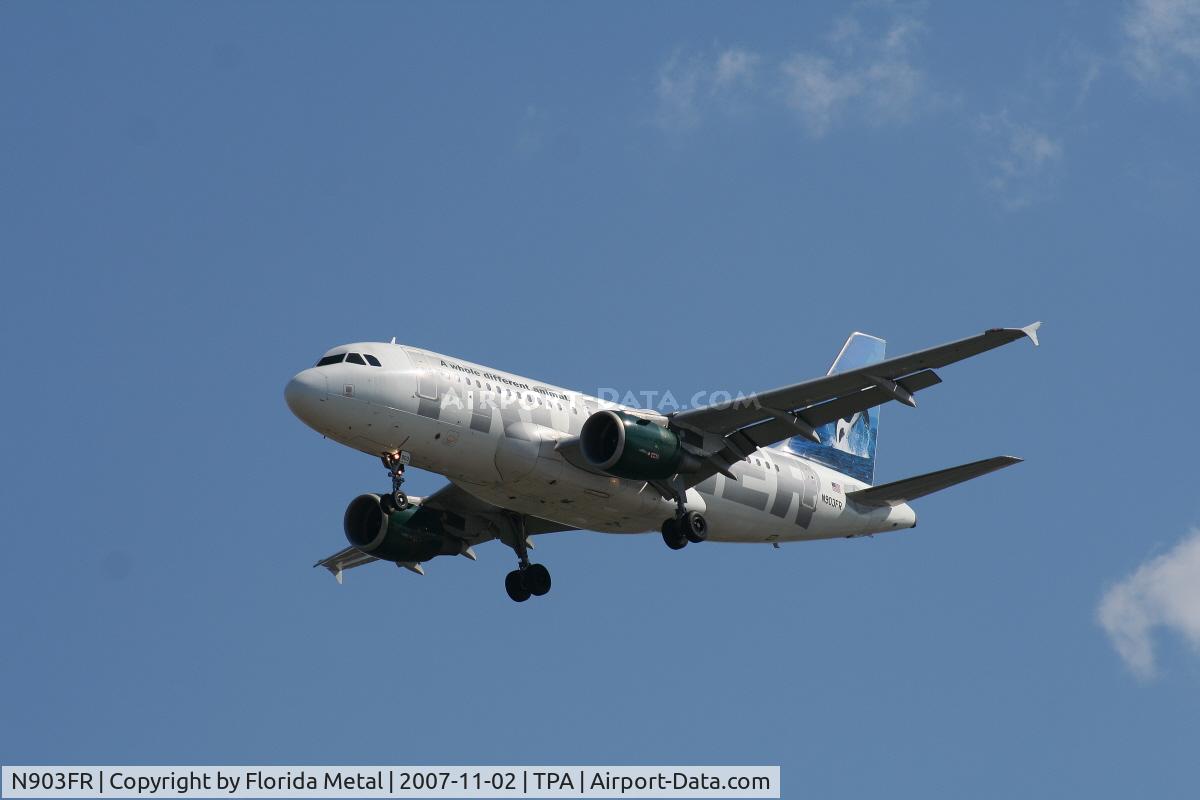 N903FR, 2001 Airbus A319-111 C/N 1560, Ozzy Orca Whale