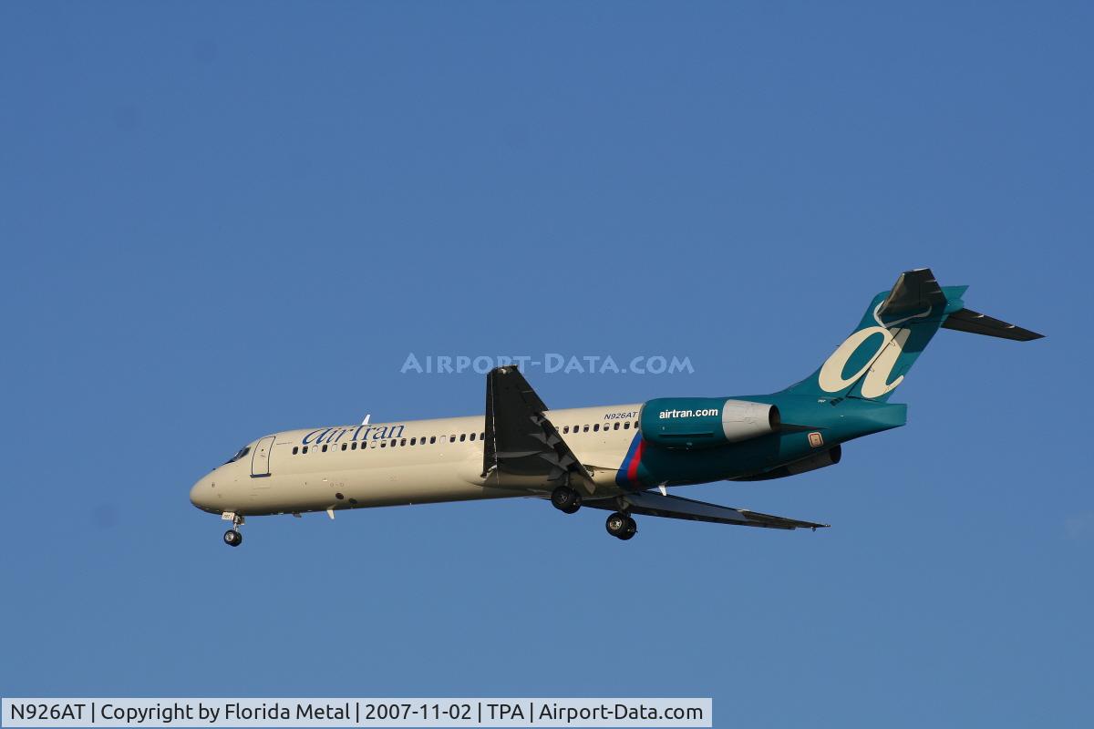 N926AT, 2000 Boeing 717-200 C/N 55078, Air Tran