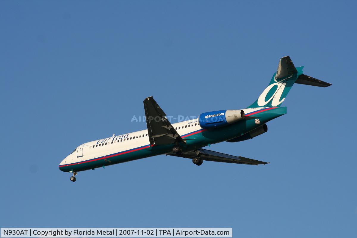 N930AT, 2000 Boeing 717-200 C/N 55072, Air Tran