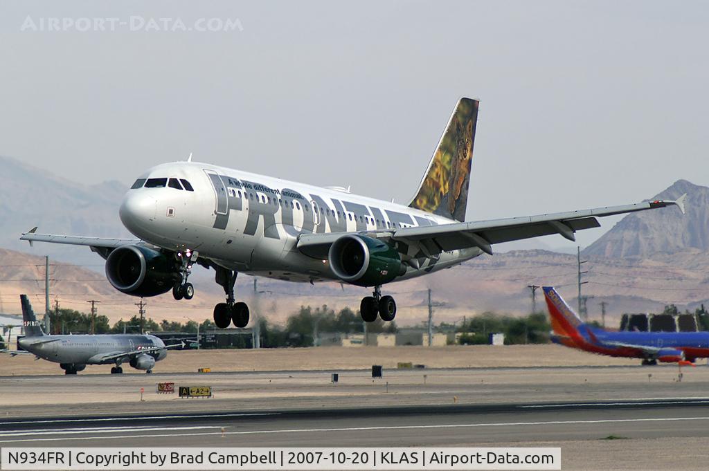 N934FR, 2004 Airbus A319-111 C/N 2287, Frontier Airlines / 2004 Airbus A319-111 - 'Lynx Cub'