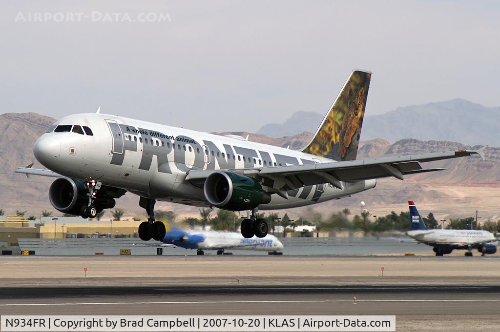 N934FR, 2004 Airbus A319-111 C/N 2287, Frontier Airlines / 2004 Airbus A319-111 - 'Lynx Cub'