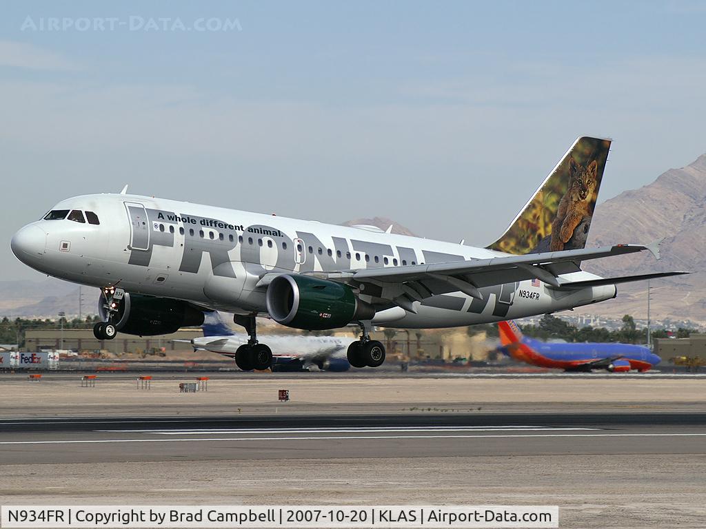 N934FR, 2004 Airbus A319-111 C/N 2287, Frontier Airlines / 2004 Airbus A319-111 - 'Lynx Cub'