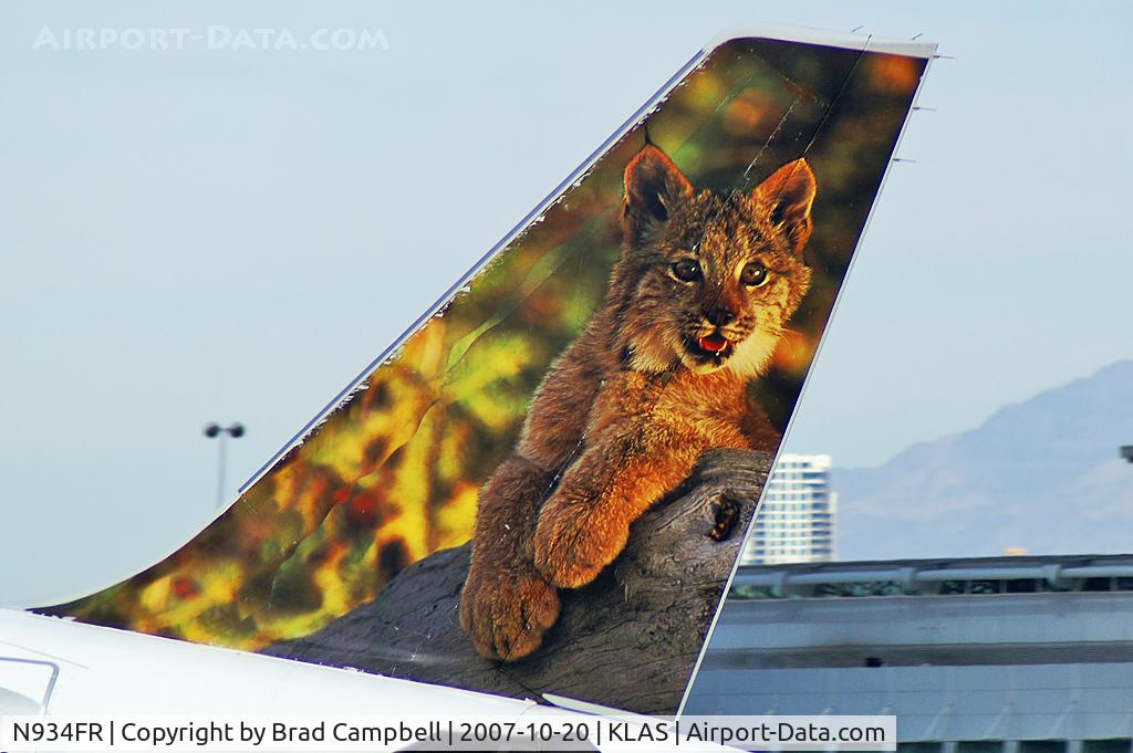 N934FR, 2004 Airbus A319-111 C/N 2287, Frontier Airlines / 2004 Airbus A319-111 - 'Lynx Cub'