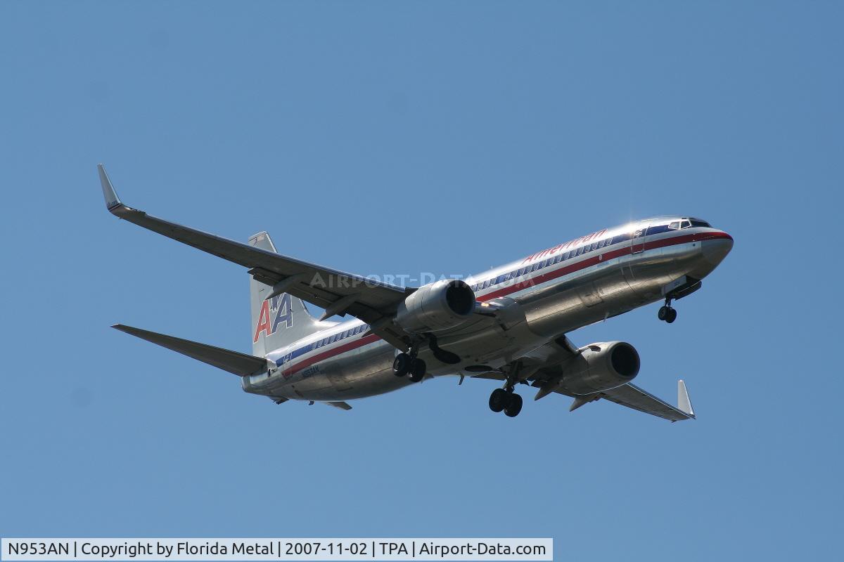 N953AN, 2001 Boeing 737-823 C/N 29539, American