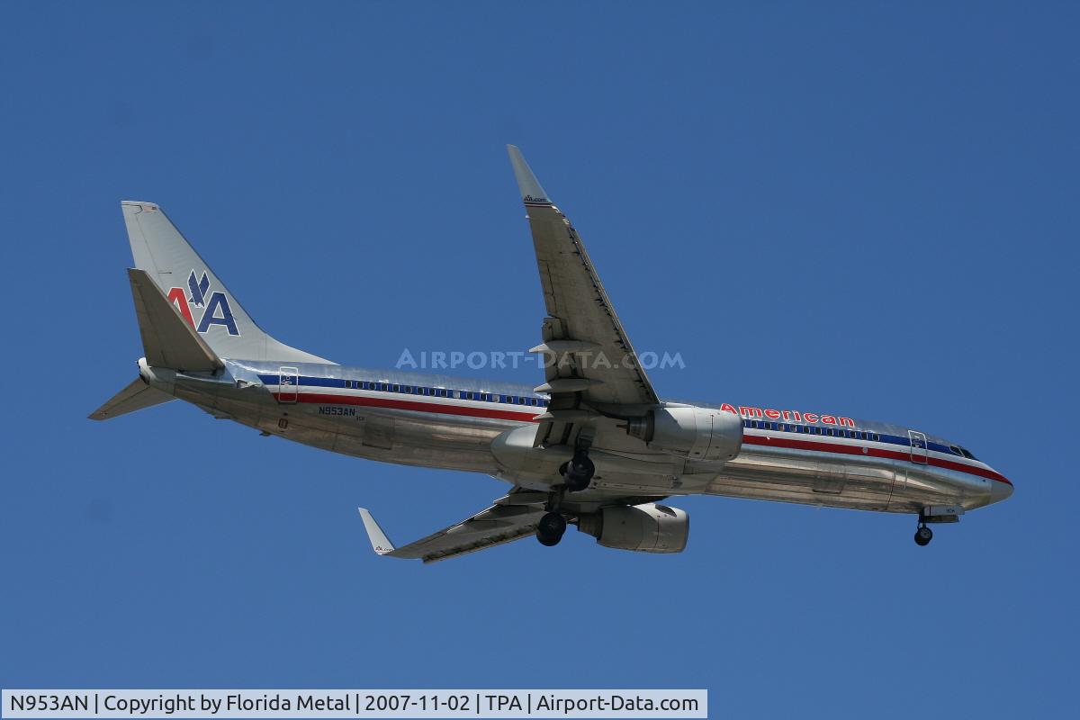 N953AN, 2001 Boeing 737-823 C/N 29539, American
