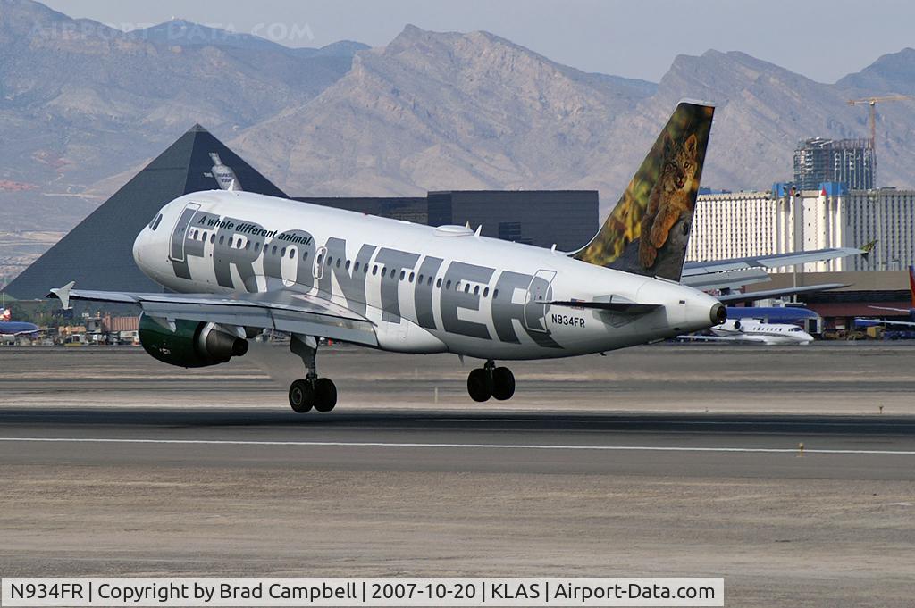 N934FR, 2004 Airbus A319-111 C/N 2287, Frontier Airlines / 2004 Airbus A319-111 - 'Lynx Cub'