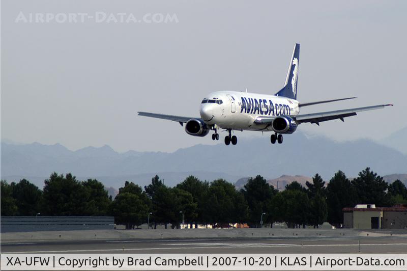 XA-UFW, 1987 Boeing 737-301 C/N 23558, Aviacsa / 1987 Boeing 737-301